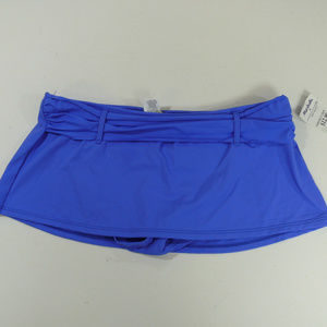 NWT 2BAMBOO skirted and belted bikini bottom bathing suit size S